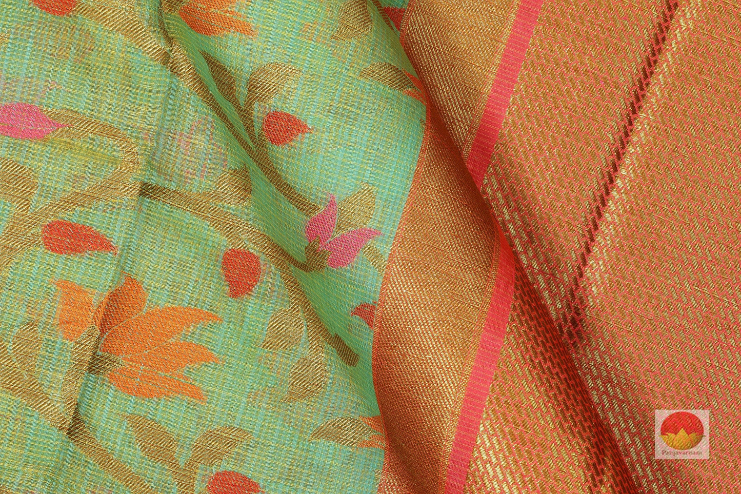 Lite Weight Banarasi Silk Cotton Saree - PSC 278 - Silk Cotton - Panjavarnam PSC 278