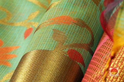 Lite Weight Banarasi Silk Cotton Saree - PSC 278 - Silk Cotton - Panjavarnam PSC 278