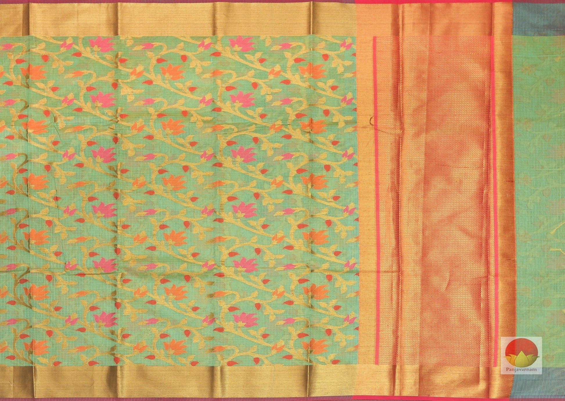 Lite Weight Banarasi Silk Cotton Saree - PSC 278 - Silk Cotton - Panjavarnam PSC 278