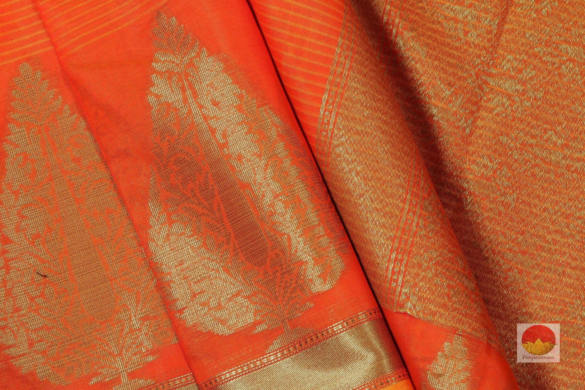 Lite Weight Banarasi Silk Cotton Saree - PSC 279 - Silk Cotton - Panjavarnam