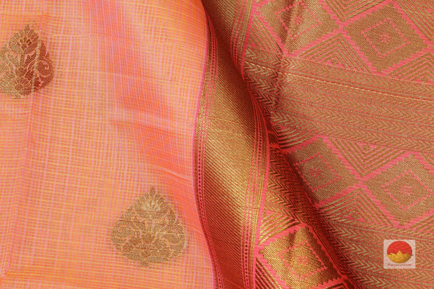 Lite Weight Banarasi Silk Cotton Saree - PSC 285 - Silk Cotton - Panjavarnam PSC 285