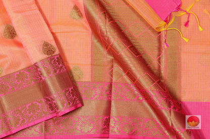 Lite Weight Banarasi Silk Cotton Saree - PSC 285 - Silk Cotton - Panjavarnam PSC 285