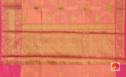 Lite Weight Banarasi Silk Cotton Saree - PSC 285 - Silk Cotton - Panjavarnam PSC 285