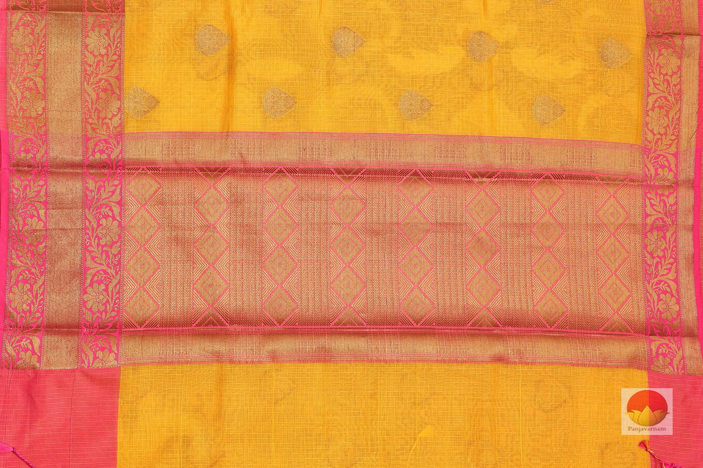 Lite Weight Banarasi Silk Cotton Saree - PSC 287 - Silk Cotton - Panjavarnam PSC 287