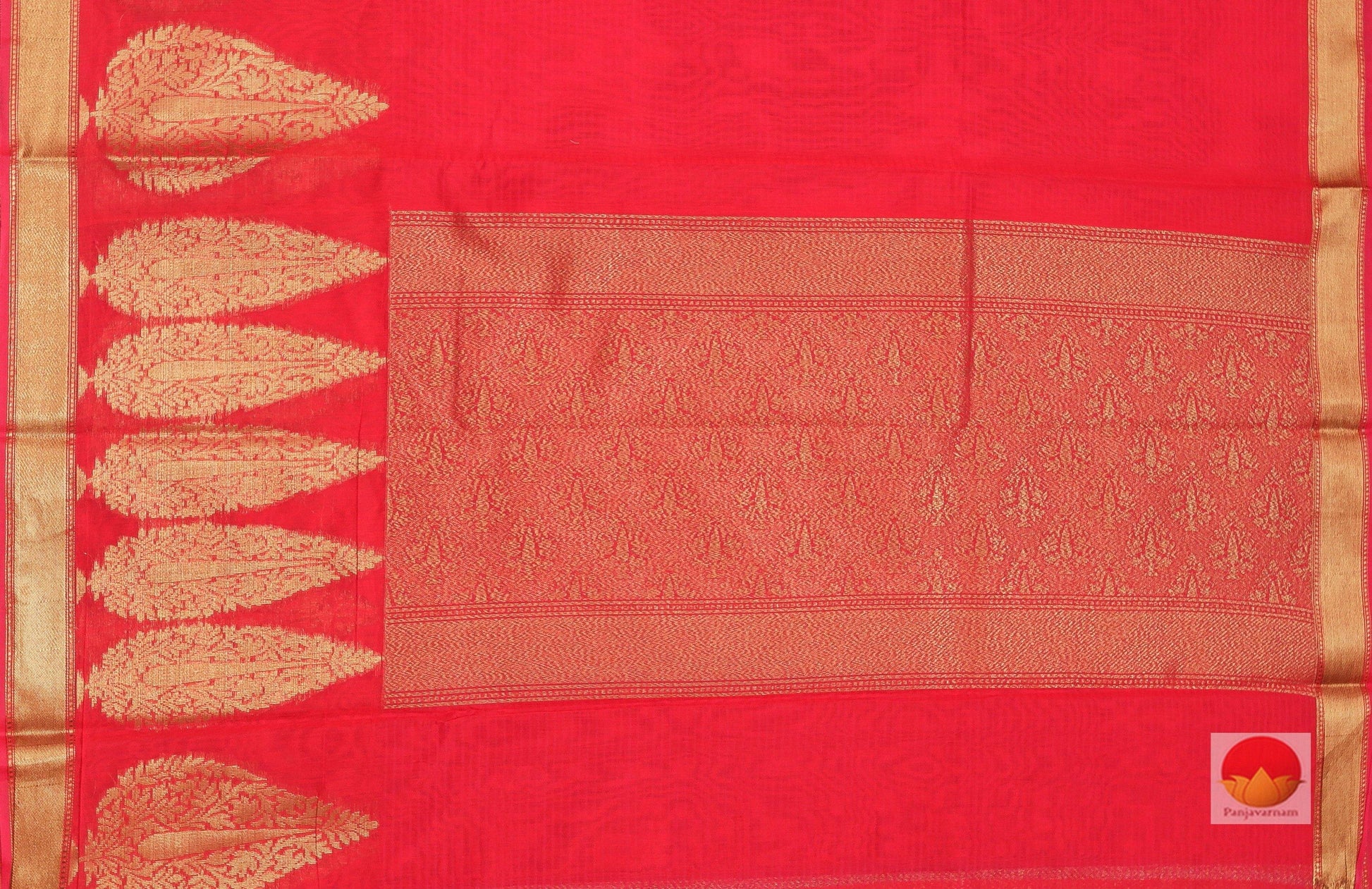 Lite Weight Banarasi Silk Cotton Saree - PSC 289 - Silk Cotton - Panjavarnam