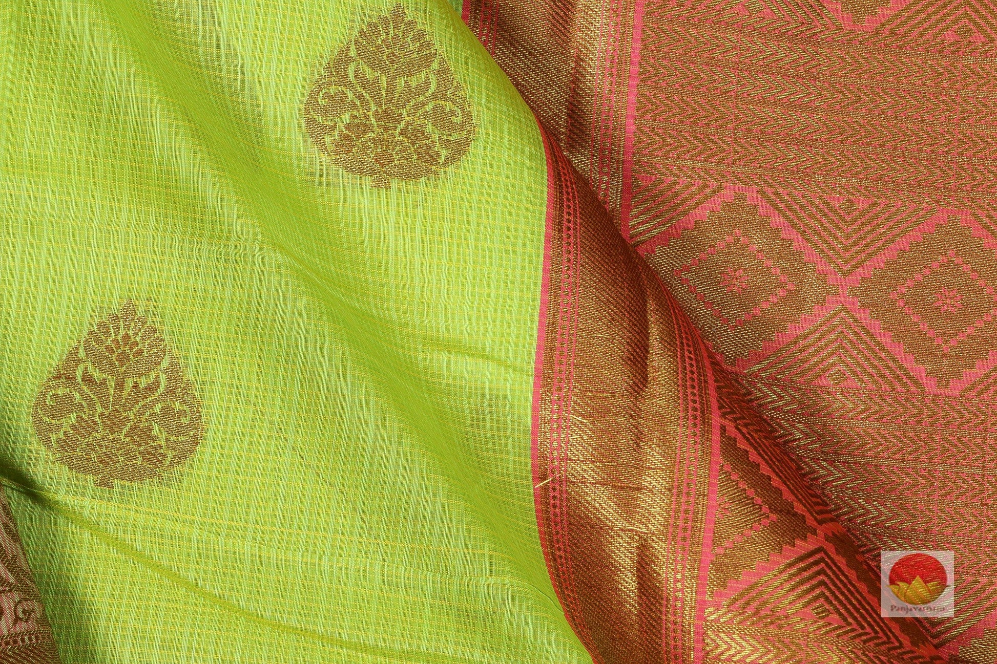 Lite Weight Banarasi Silk Cotton Saree - PSC 291 - Silk Cotton - Panjavarnam