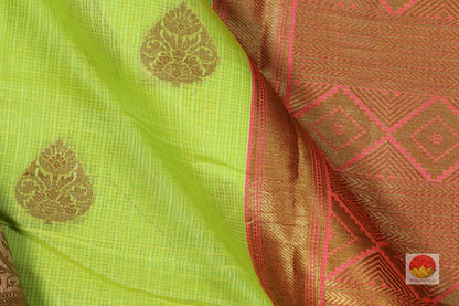 Lite Weight Banarasi Silk Cotton Saree - PSC 291 - Silk Cotton - Panjavarnam