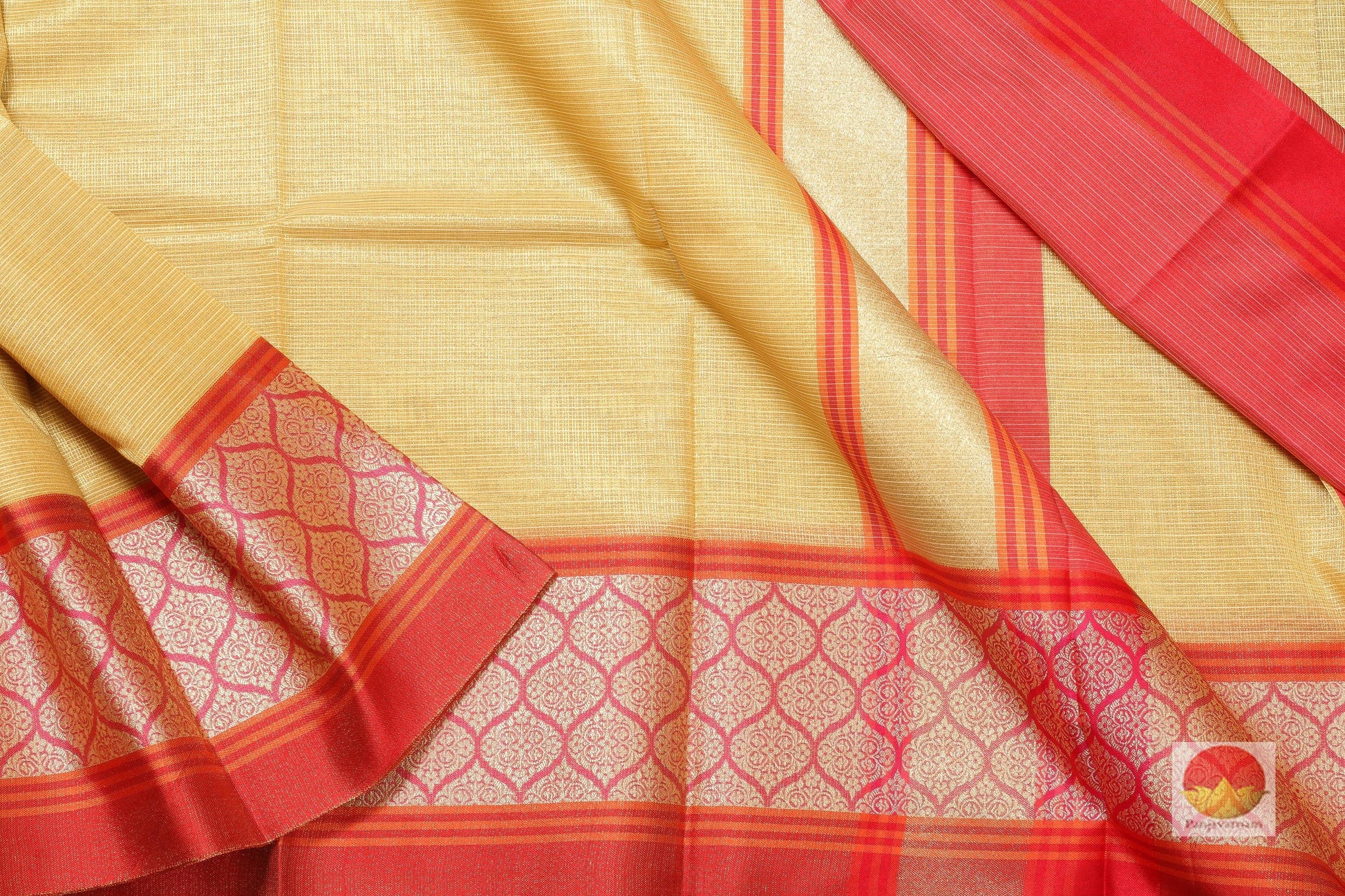 Lite Weight Banarasi Silk Cotton Saree - PSC 301 - Silk Cotton - Panjavarnam PSC 301