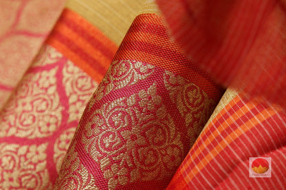 Lite Weight Banarasi Silk Cotton Saree - PSC 301 - Silk Cotton - Panjavarnam PSC 301