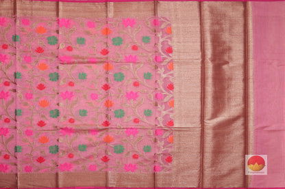 Lite Weight Banarasi Silk Cotton Saree - PSC 67 - Silk Cotton - Panjavarnam