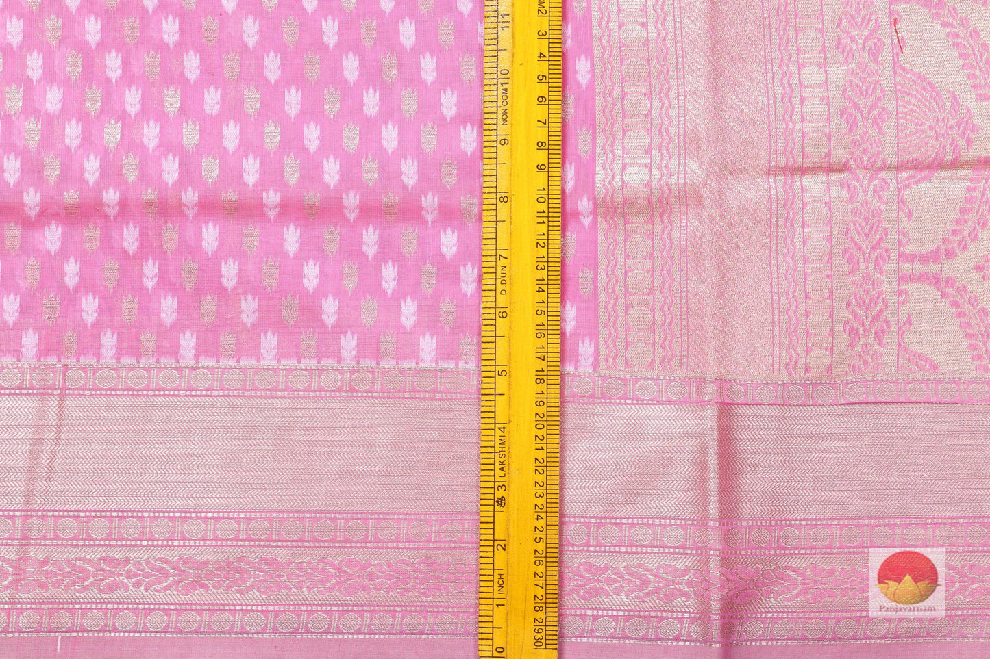 Lite Weight Banarasi Silk Cotton Saree - PSC 72 - Silk Cotton - Panjavarnam