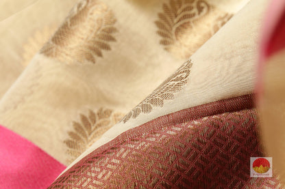 Lite Weight Banarasi Silk Cotton Saree - PSC 73 - Silk Cotton - Panjavarnam PSC 73