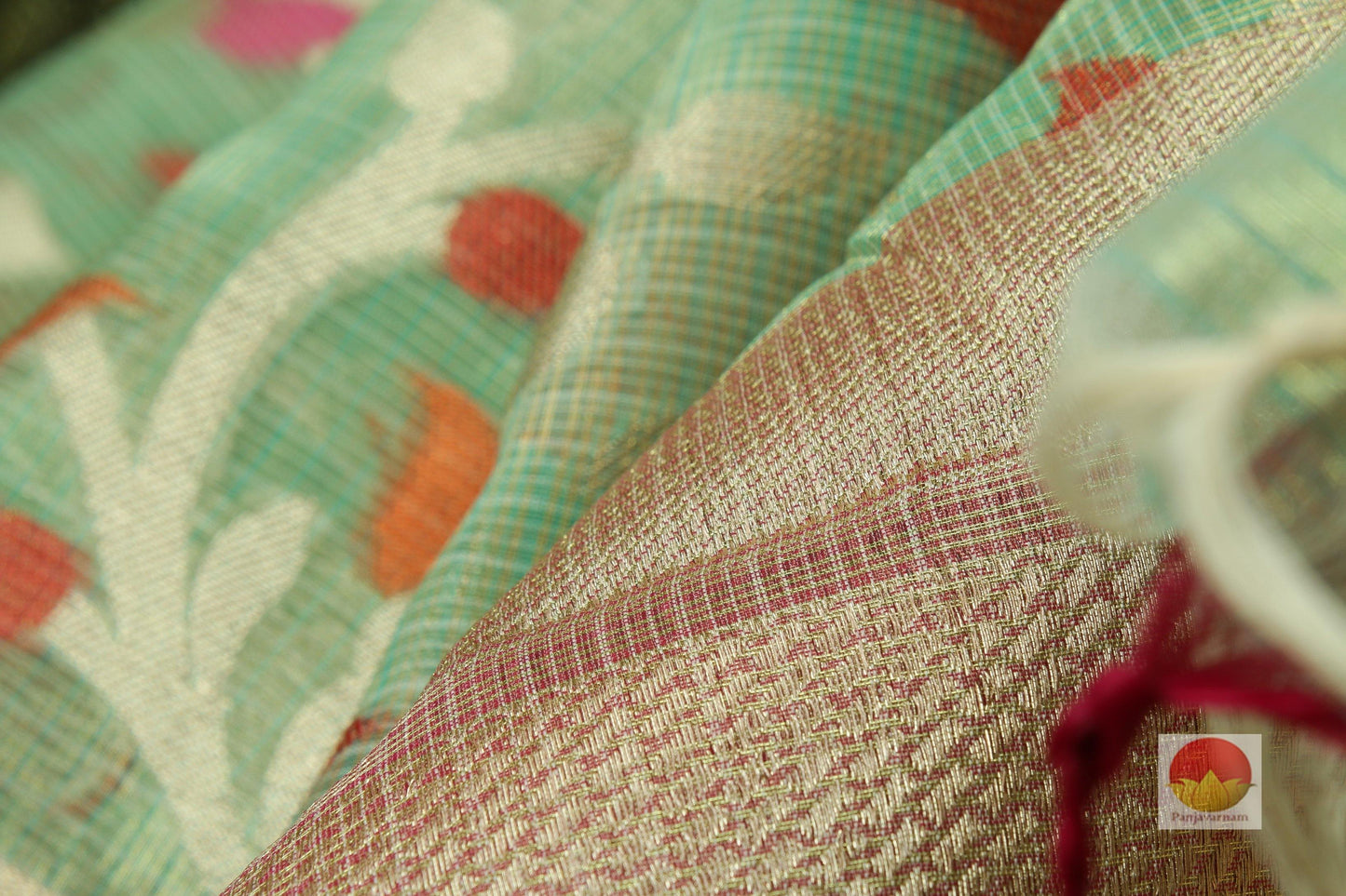 Lite Weight Banarasi Silk Cotton Sari - PSC 52 - Silk Cotton - Panjavarnam