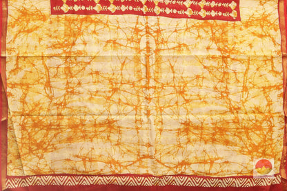 Lite Weight Handpainted Batik Silk Saree - PB 52 - Silk Sari - Panjavarnam