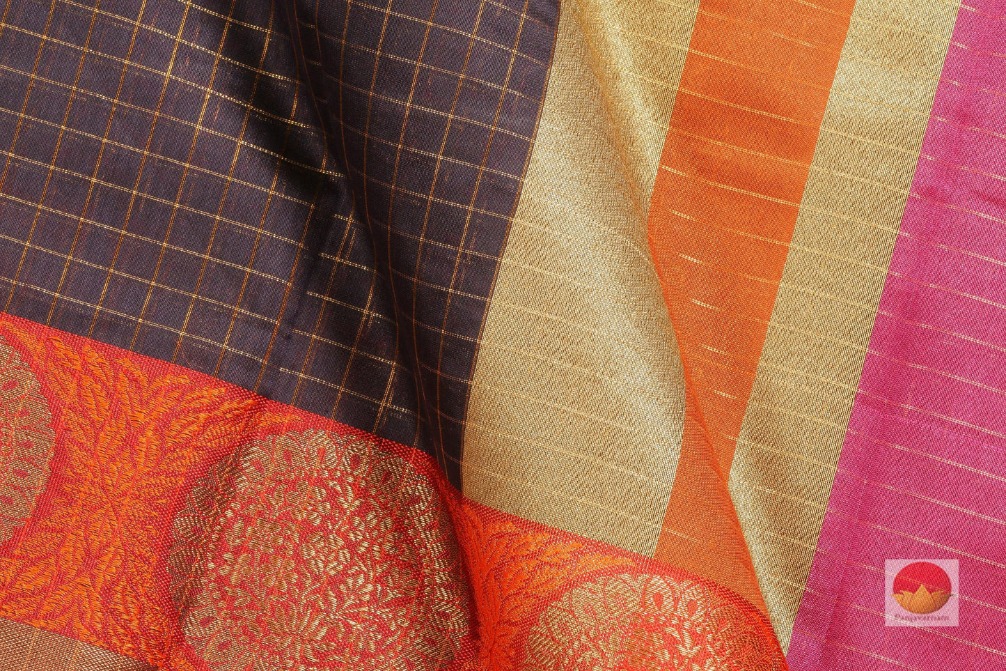 Lite Weight Handwoven Banarasi Silk Cotton Saree - PSC 264 - Silk Cotton - Panjavarnam