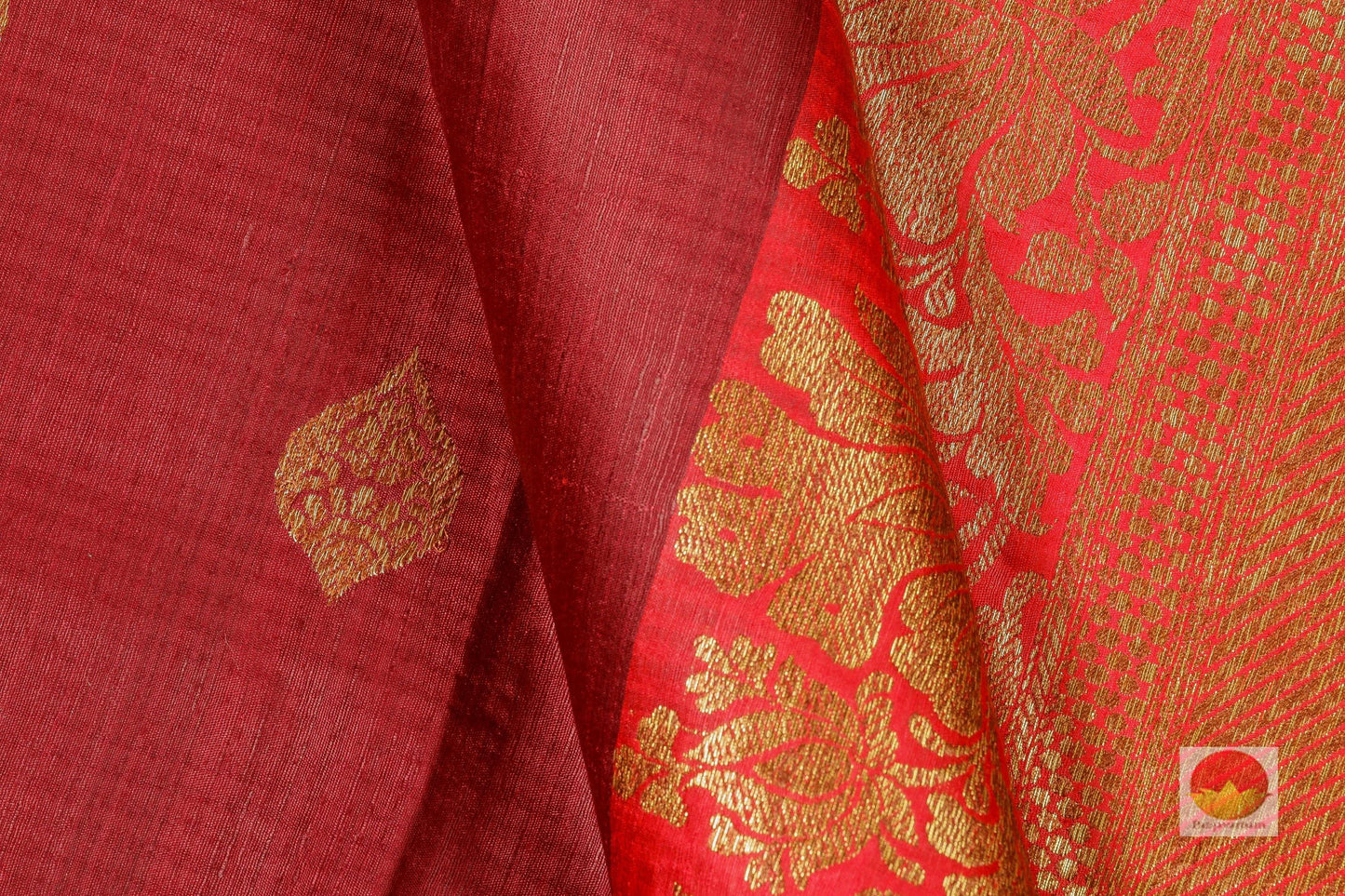 Lite Weight Handwoven Banarasi Silk Saree - Matka Silk - PM 25 - Banarasi Silk - Panjavarnam