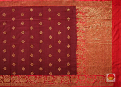 Lite Weight Handwoven Banarasi Silk Saree - Matka Silk - PM 25 - Banarasi Silk - Panjavarnam