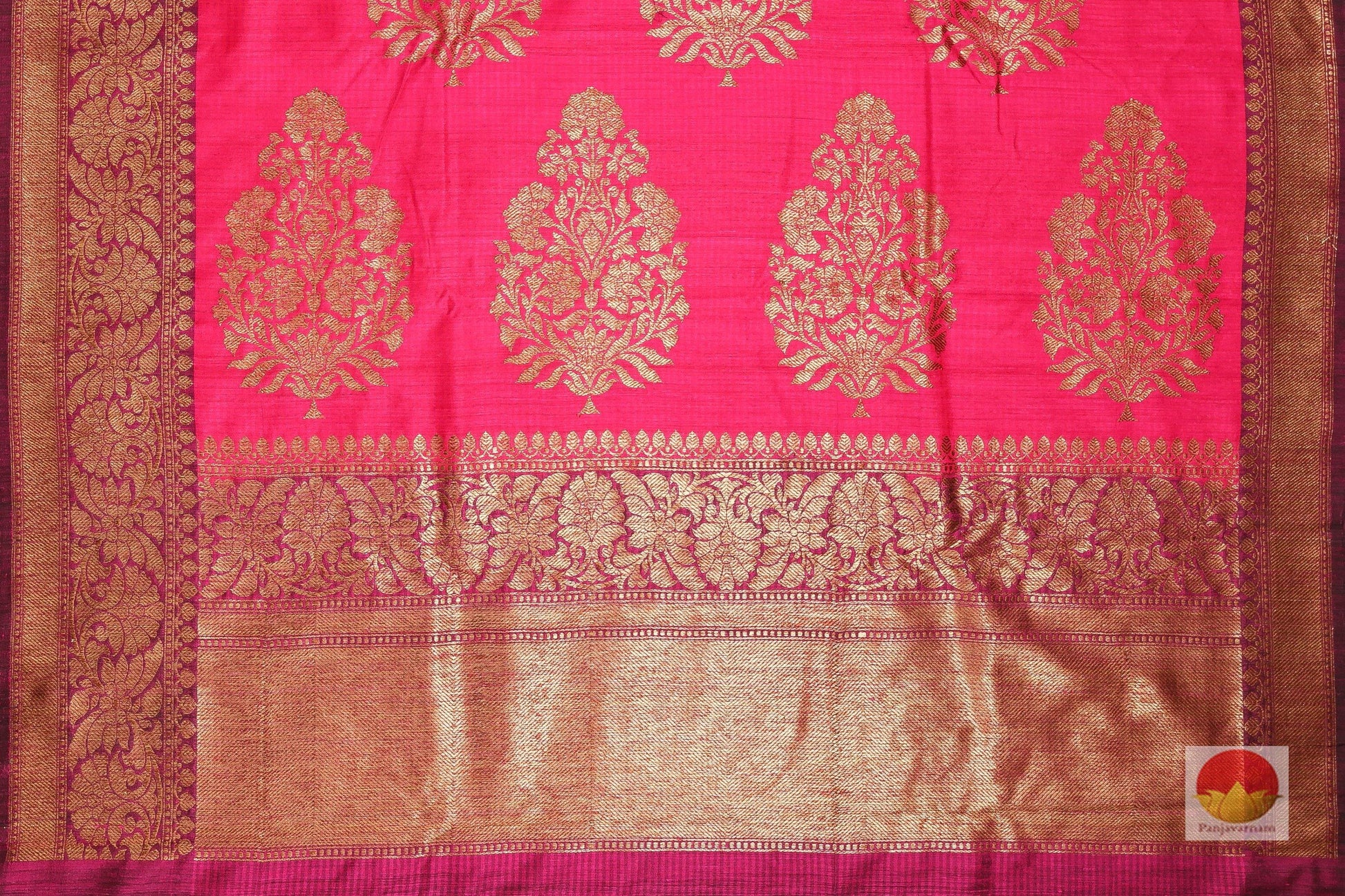 Lite Weight Handwoven Banarasi Silk Saree - Matka Silk - PM 29 Archives - Banarasi Silk - Panjavarnam