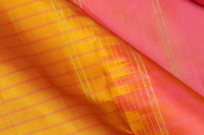 Lite Weight Handwoven Kanjivaram Pure Silk Saree - PVJU 0618 1469 - Silk Sari - Panjavarnam