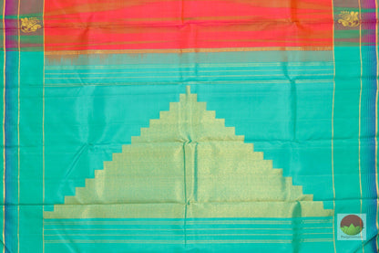 Lite Weight Handwoven Kanjivaram Silk Saree - Pure Zari - G 1725 Archives - Silk Sari - Panjavarnam