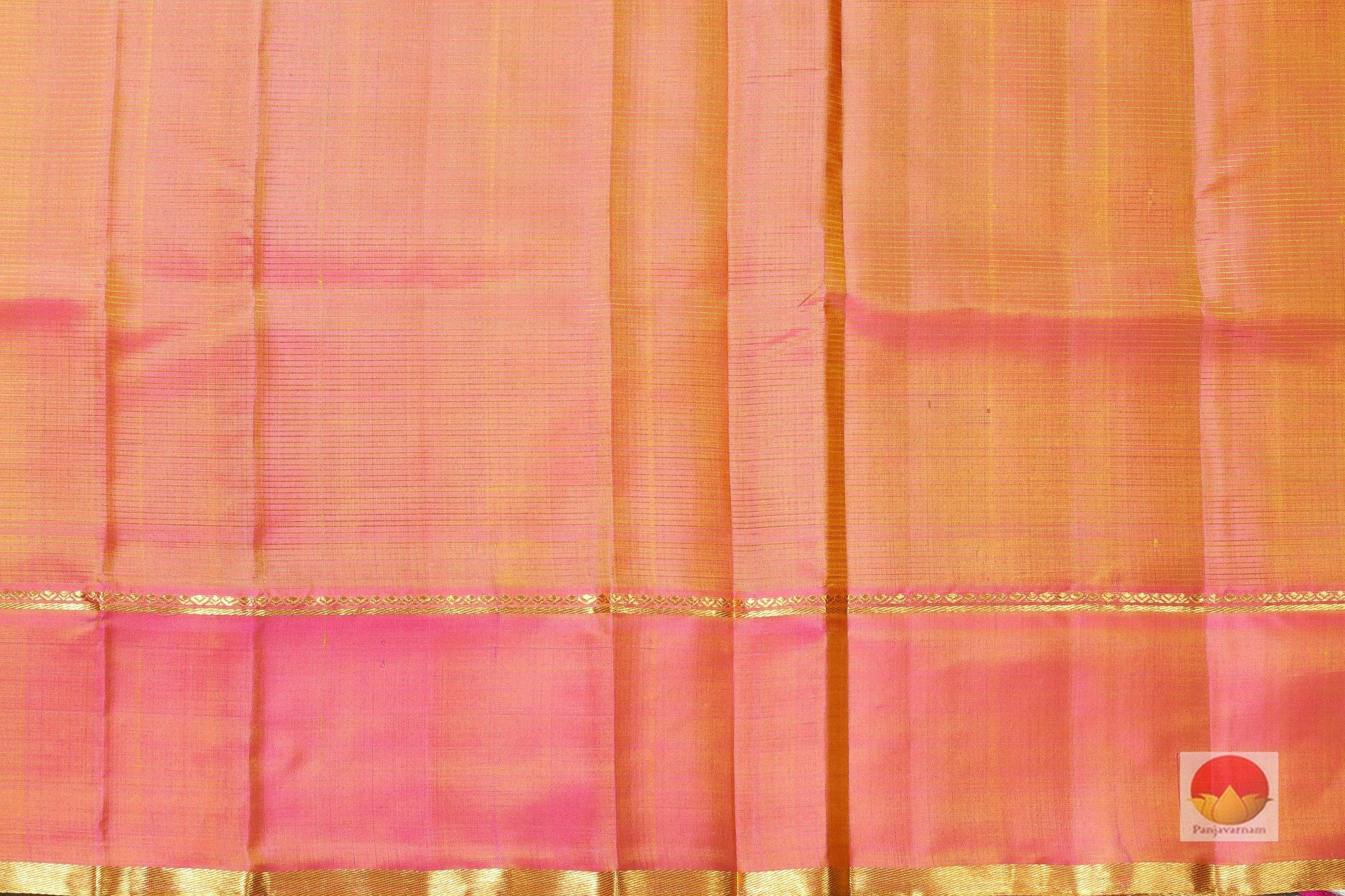 Lite Weight Handwoven Pure Silk Kanjivaram Saree - Ganga Jamuna Border - PV K108 Archives - Silk Sari - Panjavarnam