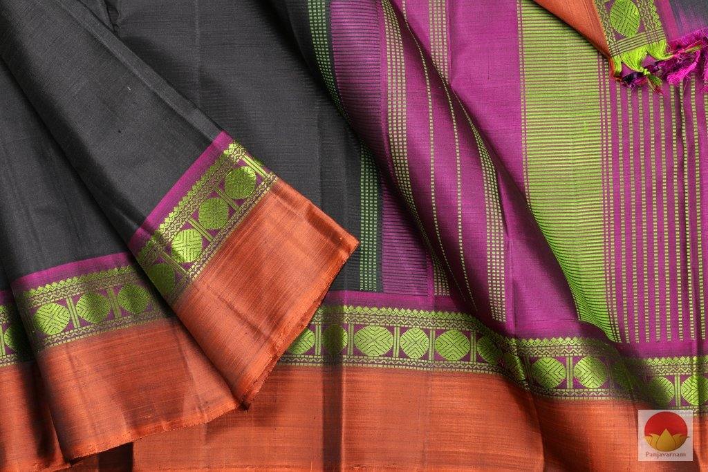Lite Weight Handwoven Pure Silk Kanjivaram Saree - No Zari - PV 3557 - Silk Sari - Panjavarnam