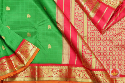 Lite Weight Handwoven Pure Silk Kanjivaram Saree - Pure Zari - G 1649 - Archives - Silk Sari - Panjavarnam