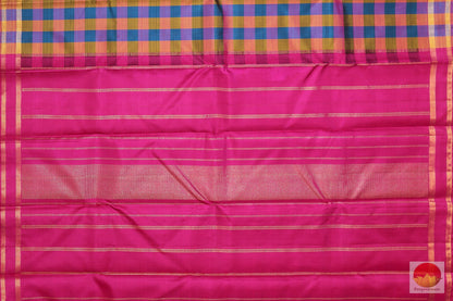Lite Weight Handwoven Pure Silk Kanjivaram Saree - Pure Zari - G 1919 Archives - Silk Sari - Panjavarnam