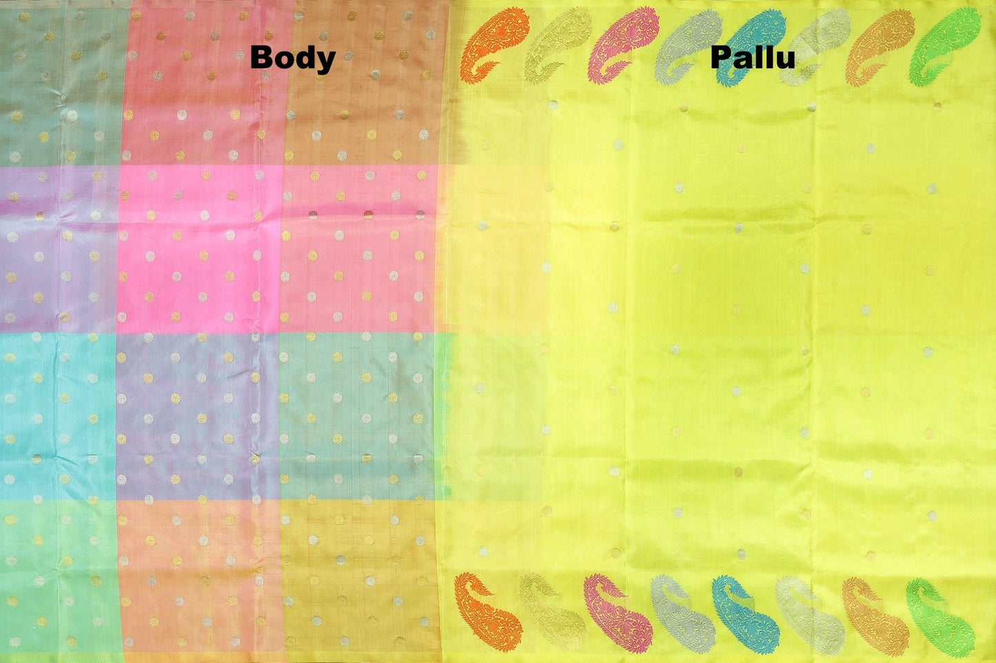 Lite Weight Handwoven Pure Silk Kanjivaram Saree - Pure Zari - PA 143 - Silk Sari - Panjavarnam