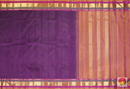 Lite Weight Handwoven Pure Silk Kanjivaram Saree - Pure Zari - PV 3611 Archives - Silk Sari - Panjavarnam