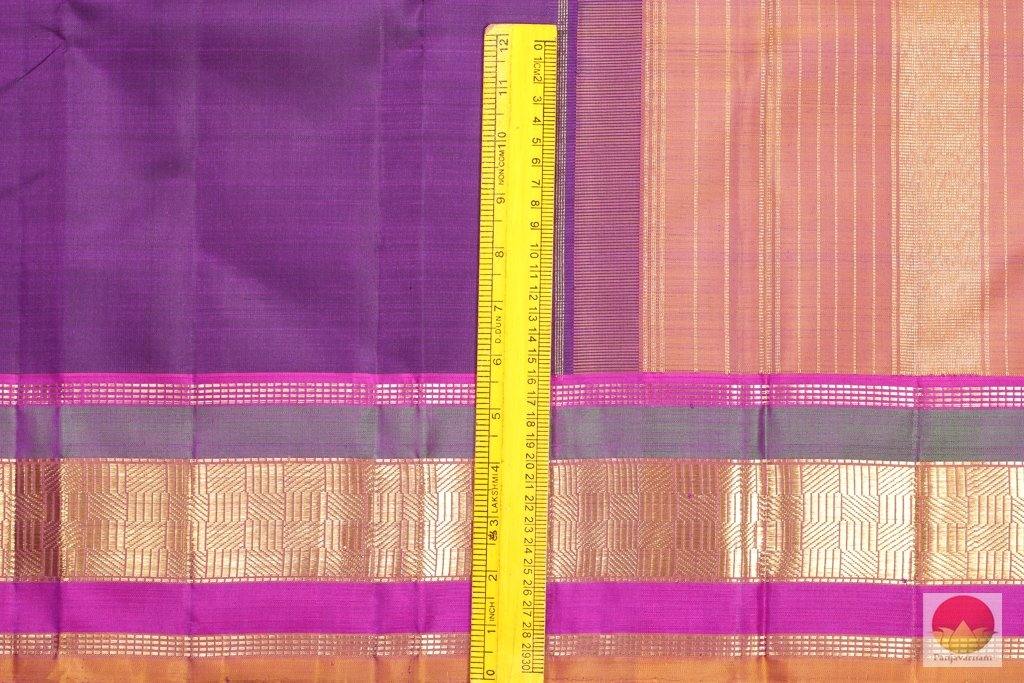 Lite Weight Handwoven Pure Silk Kanjivaram Saree - Pure Zari - PV 3611 Archives - Silk Sari - Panjavarnam