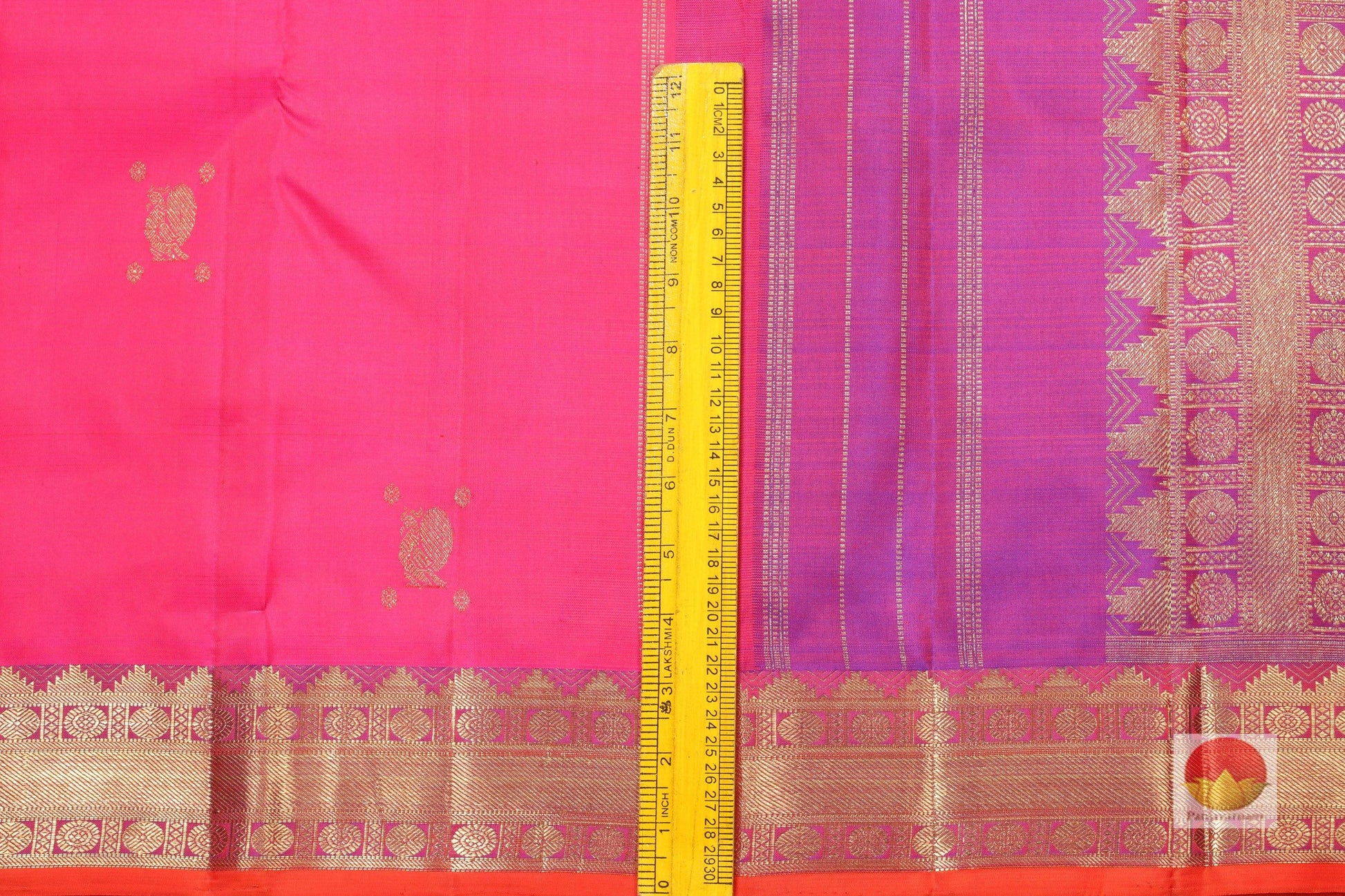 Lite Weight Handwoven Pure Silk Kanjivaram Saree - Pure Zari - PV 5266 - Archives - Silk Sari - Panjavarnam