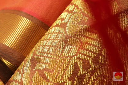 Lite Weight - Handwoven Pure Silk Kanjivaram Saree - Pure Zari - PV G 1707 Archives - Silk Sari - Panjavarnam