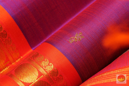 Lite Weight - Handwoven Pure Silk Kanjivaram Saree - Pure Zari - PV G 1843 Archives - Silk Sari - Panjavarnam