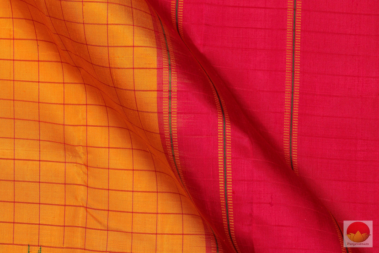 Lite Weight - Handwoven Pure Silk Kanjivaram Saree - Pure Zari - PV G 1862 Archives - Silk Sari - Panjavarnam