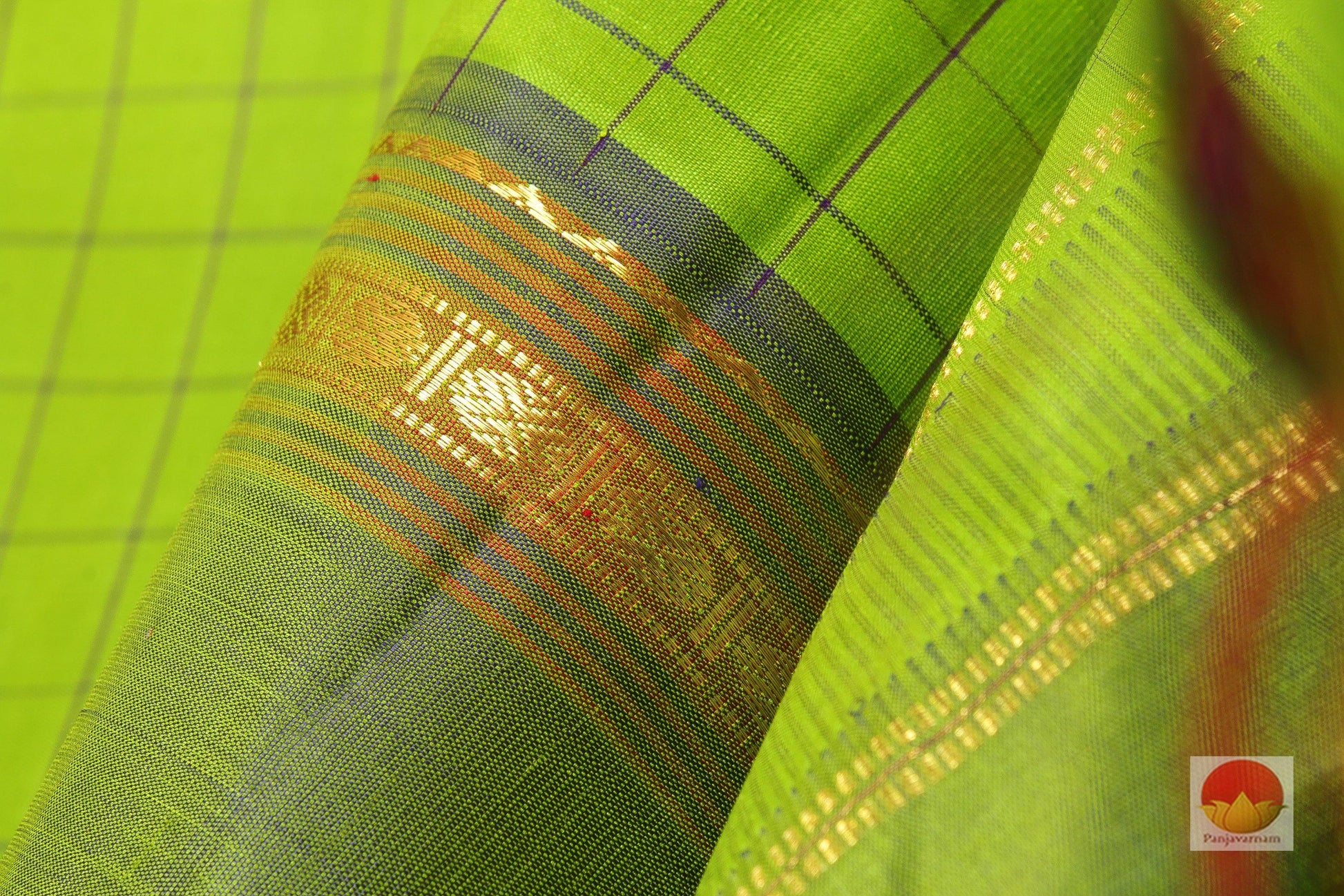 Lite Weight Handwoven Pure Silk Kanjivaram Saree - Pure Zari - PV G1706 Archives - Silk Sari - Panjavarnam