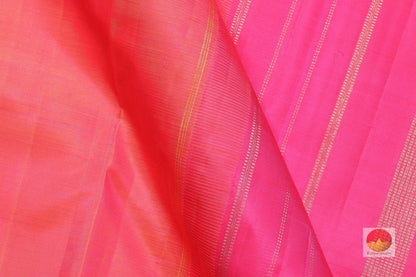 Lite Weight Handwoven Pure Silk Kanjivaram Saree - Pure Zari - PV O336 - Archives - Silk Sari - Panjavarnam