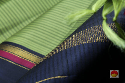 Lite Weight Handwoven Pure Silk Kanjivaram Saree - Pure Zari - PVSM 0918 1583 - Silk Sari - Panjavarnam