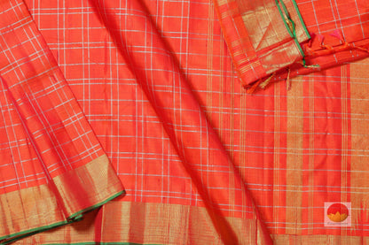Lite Weight Handwoven Pure Silk Kanjivaram Saree - PV 324 - Silk Sari - Panjavarnam