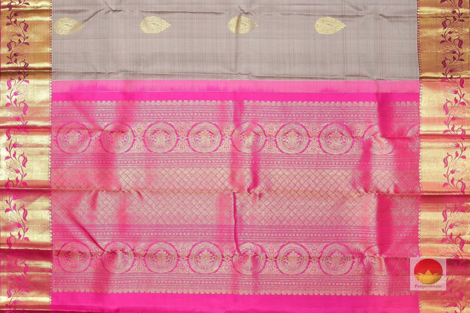 Lite Weight Handwoven Pure Silk Kanjivaram Saree - PV 336 - Silk Sari - Panjavarnam