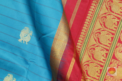 Lite Weight Handwoven Pure Silk Kanjivaram Saree - PV G1648 - Archives - Silk Sari - Panjavarnam