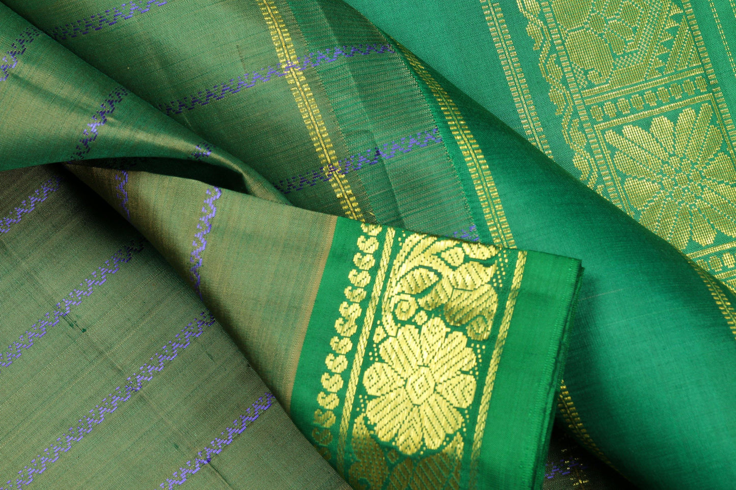 Lite Weight Handwoven Pure Silk Kanjivaram Saree - PVJU 0618 1453 Archives - Silk Sari - Panjavarnam