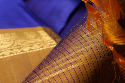 Lite Weight Handwoven Pure Silk Kanjivaram Saree - PVJU 0618 1470 - Silk Sari - Panjavarnam