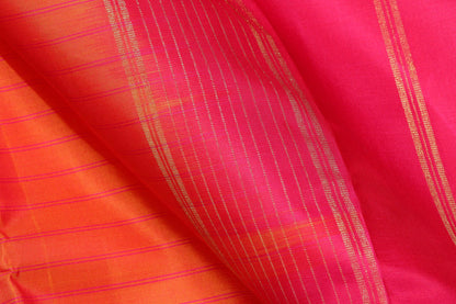 Lite Weight Handwoven Pure Silk Kanjivaram Saree - PVJU 0618 1472 - Silk Sari - Panjavarnam