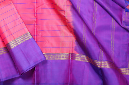 Lite Weight Handwoven Pure Silk Kanjivaram Saree - PVJU 0618 1473 Archives - Silk Sari - Panjavarnam