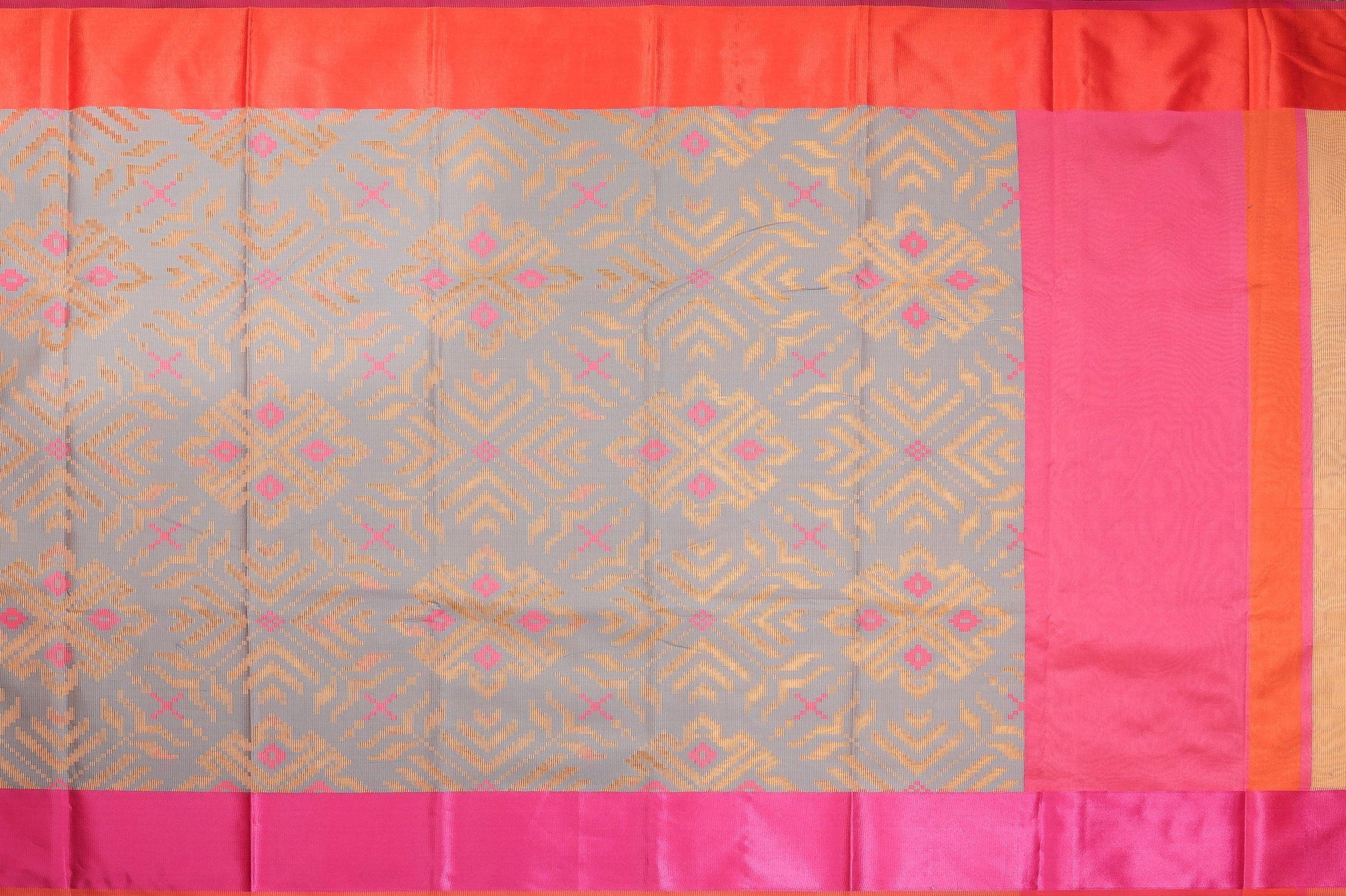 Lite Weight Handwoven Silk Cotton Saree - PSC 002 - Linen Sari - Panjavarnam