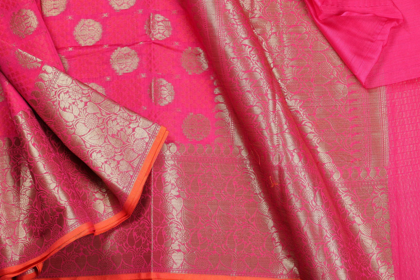 Lite Weight Handwoven Silk Cotton Saree - PSC 007 - Silk Cotton - Panjavarnam PSC 007