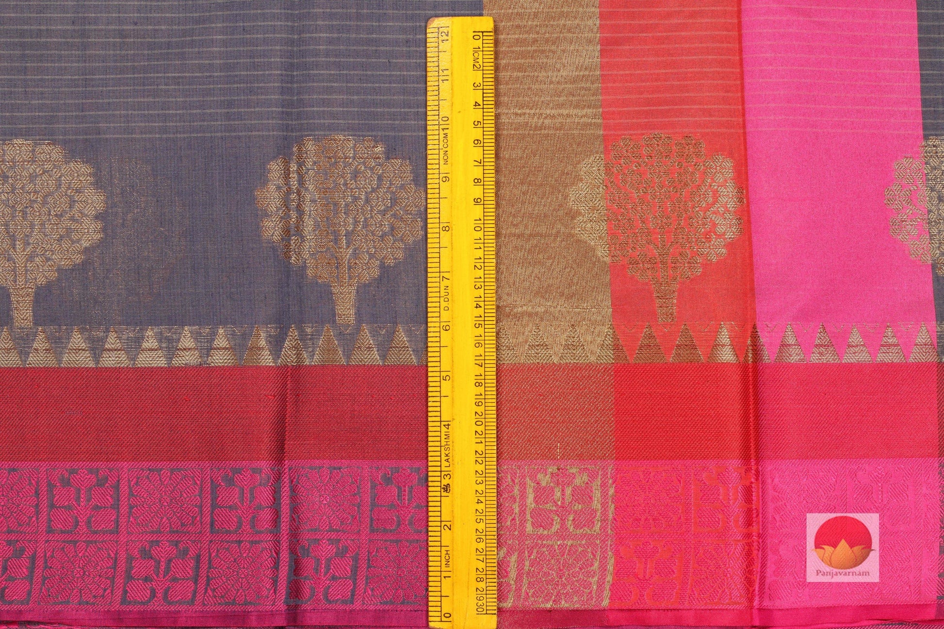 Lite Weight Handwoven Silk Cotton Saree - PSC 014 - Silk Cotton - Panjavarnam