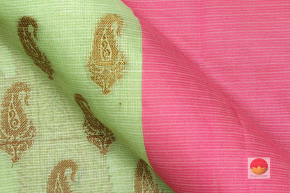 Lite Weight Handwoven Silk Cotton Saree - PSC 22 - Silk Cotton - Panjavarnam