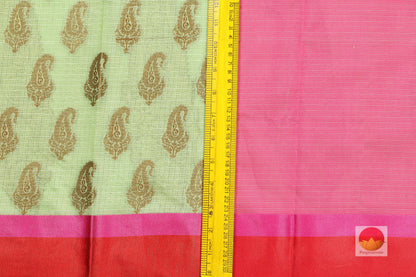 Lite Weight Handwoven Silk Cotton Saree - PSC 22 - Silk Cotton - Panjavarnam